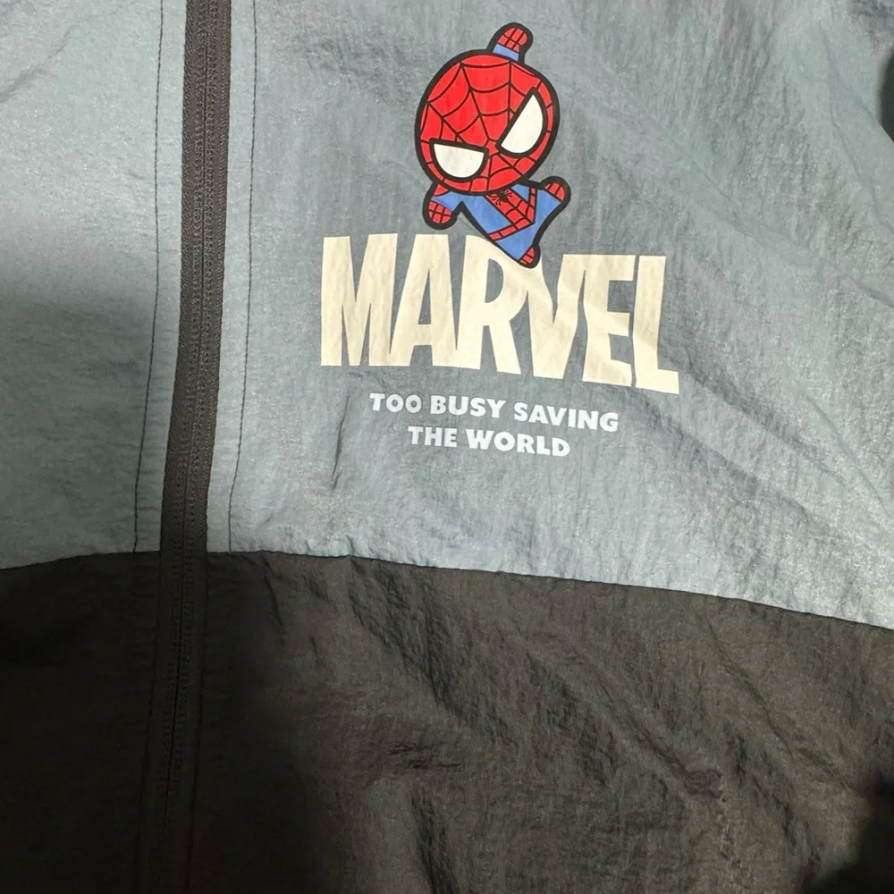 Marvel Spider-Man Kids Jacket Boys Size 8/10 H&M Zip-Up